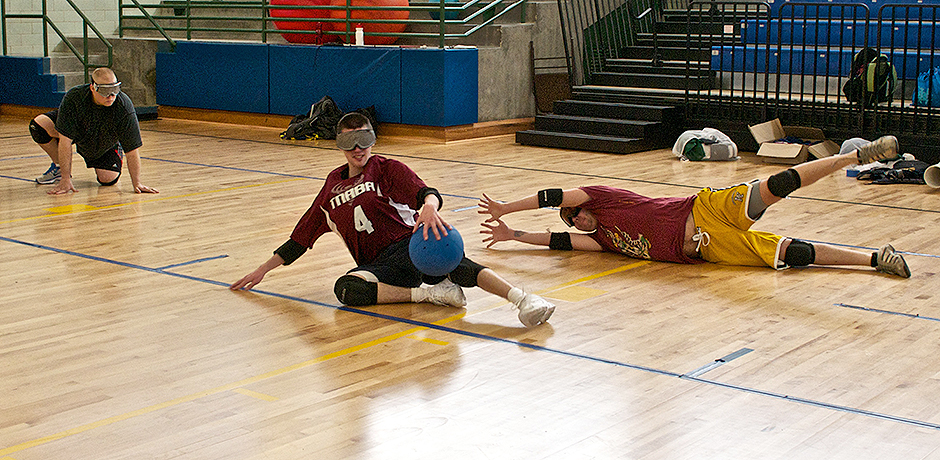 Athletes Demonstrate Goalball For The Blind At Mtsu Mtsu News