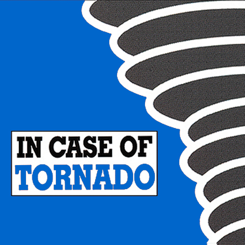"In Case of Tornado" graphic