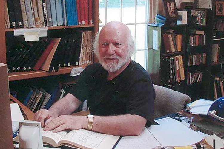 Penn State professor and internationally recognized Egyptologist Donald Redford, shown here in his office, will deliver the 2011 Strickland Visiting Scholar Lecture in History at 7 p.m. Thursday, Oct. 20, at Middle Tennessee State University. (photo submitted)