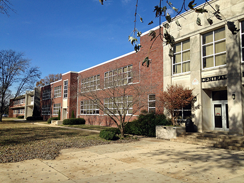 Central Magnet School is shown from the front lawn looking northwest in a 2014 photo provided by Ethan Morris.