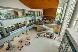 Thew new science building
