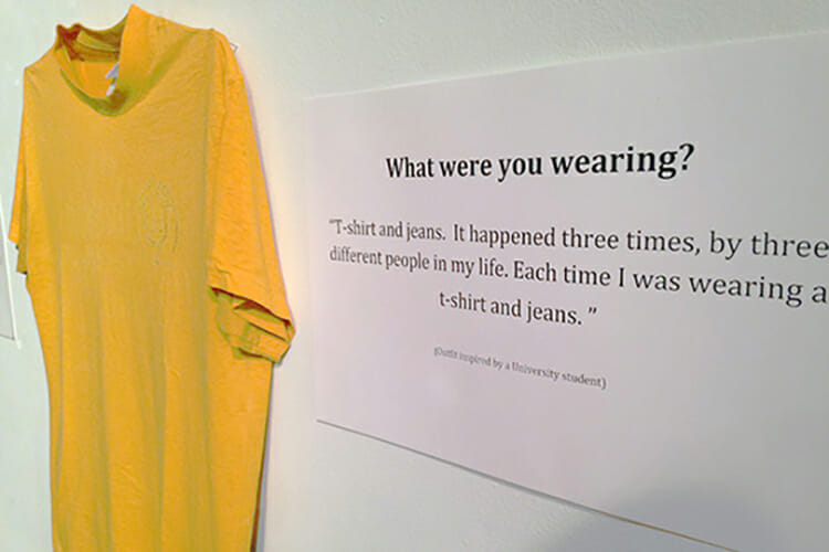 ‘what Were You Wearing Exhibit Launches Mtsu Sexual Assault Awareness Month Mtsu News