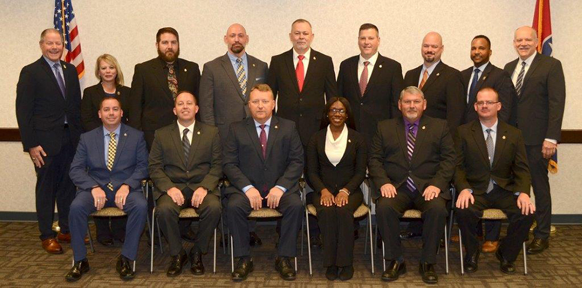 The members of the Nov. 1, 2018, graduating class at the Tennessee Bureau of Investigation State Academy 