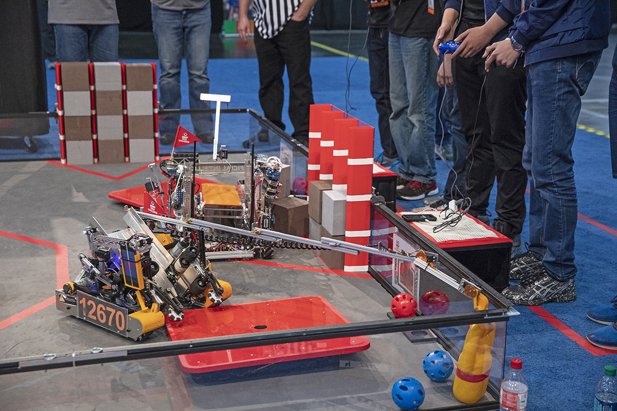 Competing robots