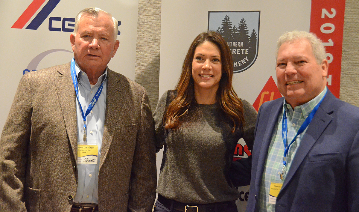 Steve Lambert, Heather Brown and Reese Thomas are 2019 'TN Concrete Association Lifetime Hall of Fame inductees.