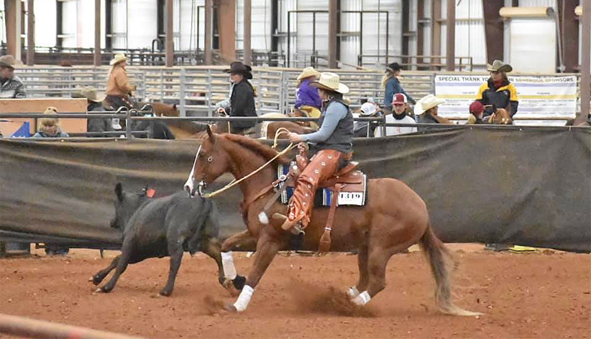 MTSU senior Jenna Seal of Meridian, Miss., rode Catsafire to the individual championship in the Limited Non-Pro category. 