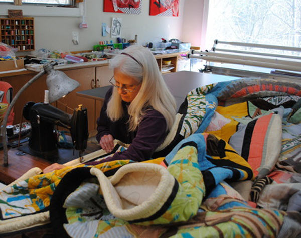 Nationally known quilter Susan Sharpe will headline a storytelling session Friday, Sept. 27, as part of a special collaboration between the Departments of Art and Design and Physics and astronomy. (Photo from susansharpeart.com)