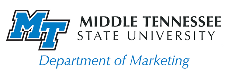 MTSU Department of Marketing logo, Jones College of Business