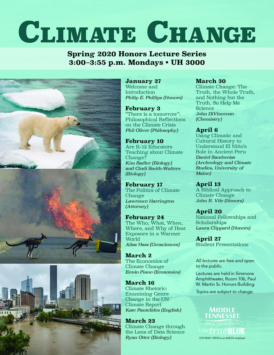 Climate Change flyer