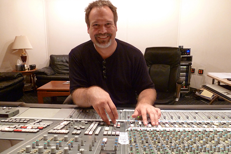 Michael Hanson, an assistant professor of audio production, uses a professional board with multiple audio inputs when he teaches production classes at MTSU. The device is not needed in Hanson’s Critical Thinking class, which concentrates on learning how to listen for various audio qualities. (Photo submitted)