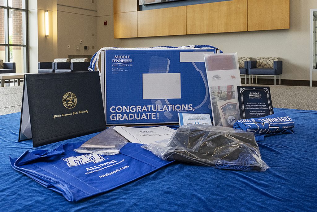 MTSU readies special True Blue Graduation Box to ship to spring ...