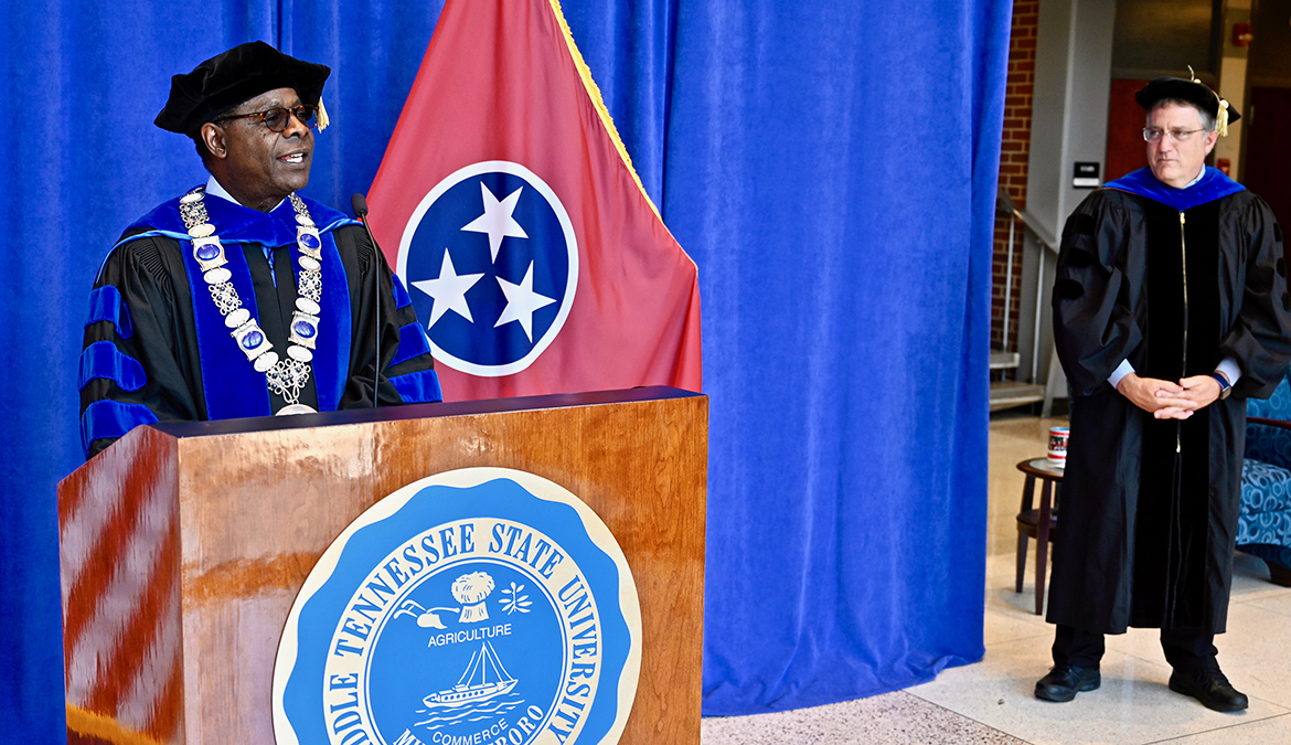 MTSU spring grads’ ‘vigor and dedication’ will secure their futures, president says in virtual