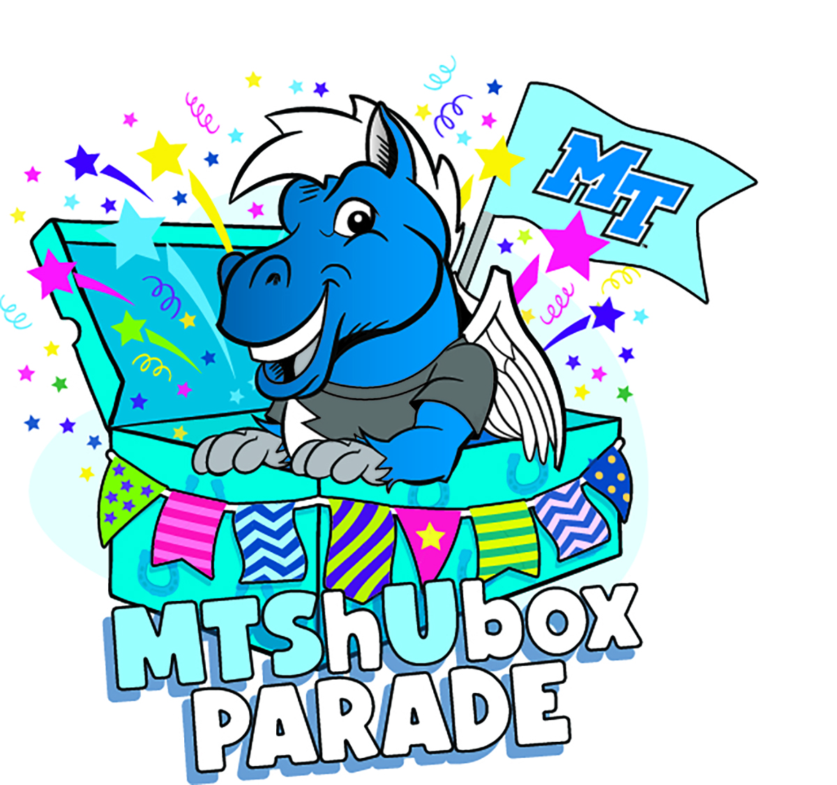MTSU Shoebox Parade graphic