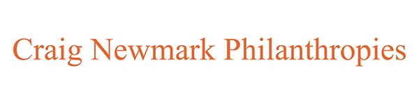logo for the Craig Newmark Philanthropies foundation, established by Craigslist founder and Internet entrepreneur Craig Newmark