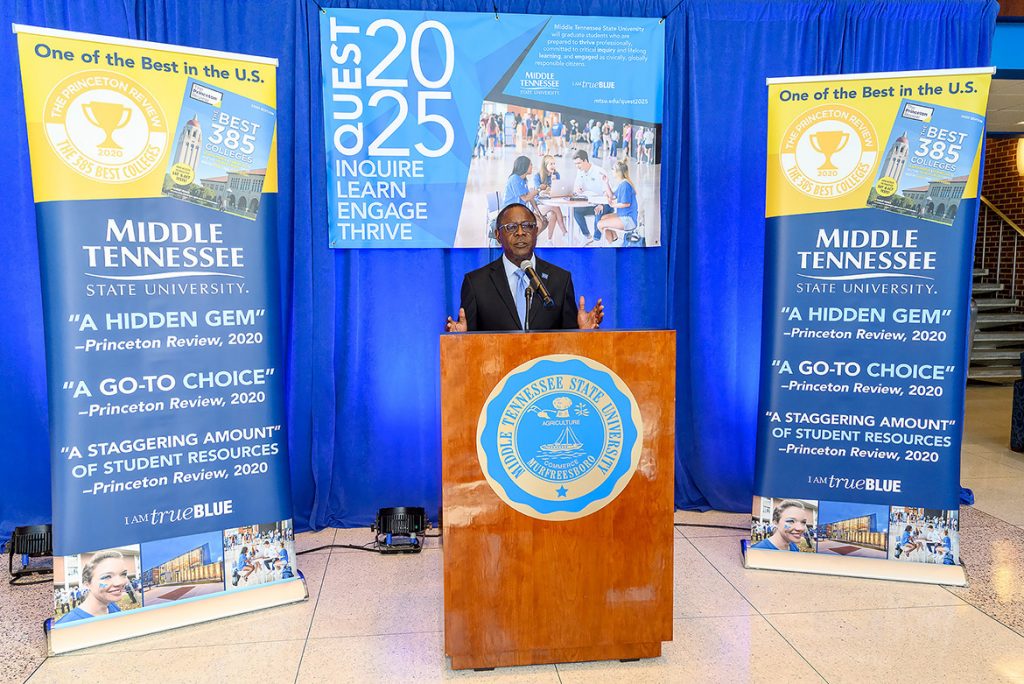 MTSU launches Quest 2025 to expand, extend student success [+VIDEO