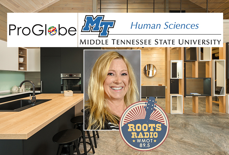 Dr. Kristi Julian, center, director and coordinator of MTSU’s interior design program and an associate professor in the Department of Human Sciences, is the guest on the Feb. 23 edition of "MTSU On the Record," which airs on WMOT-FM Roots Radio 89.5. (Interior photo by Max Vakhtbovych/Pexels)