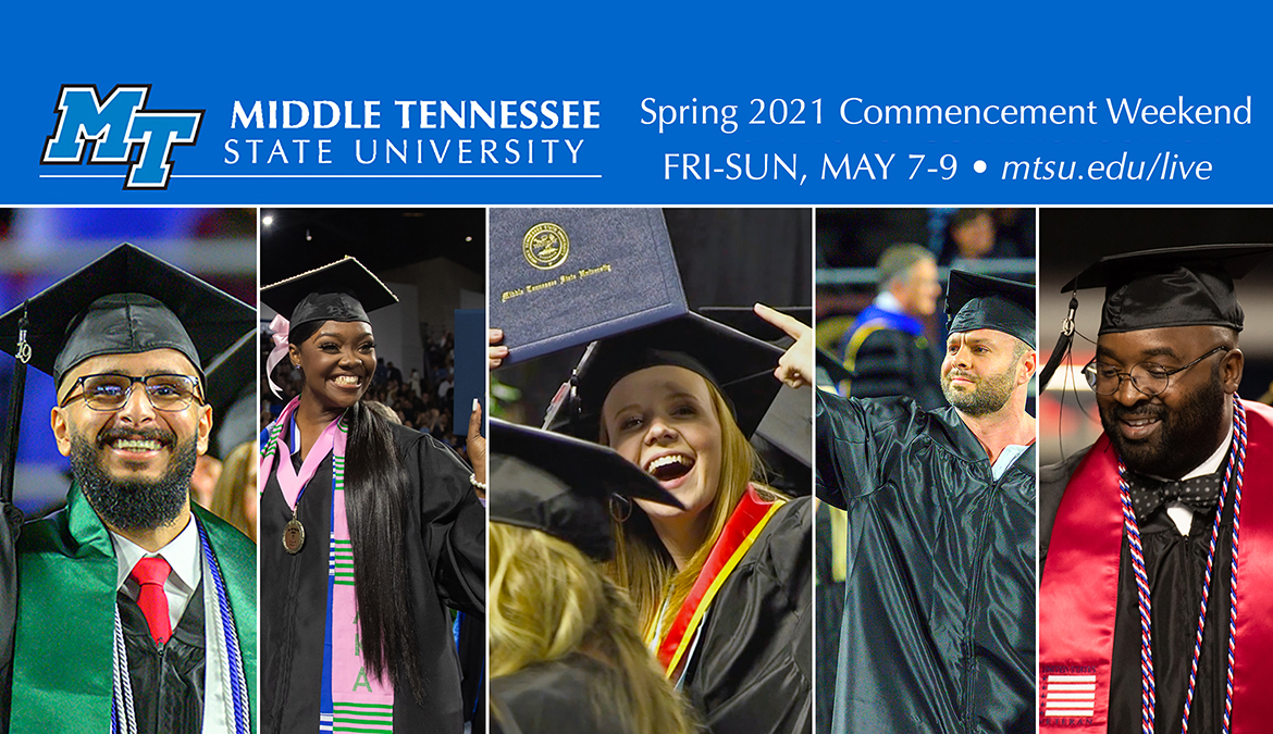 2,000plus MTSU grads return to Murphy Center May 79 for 10ceremony