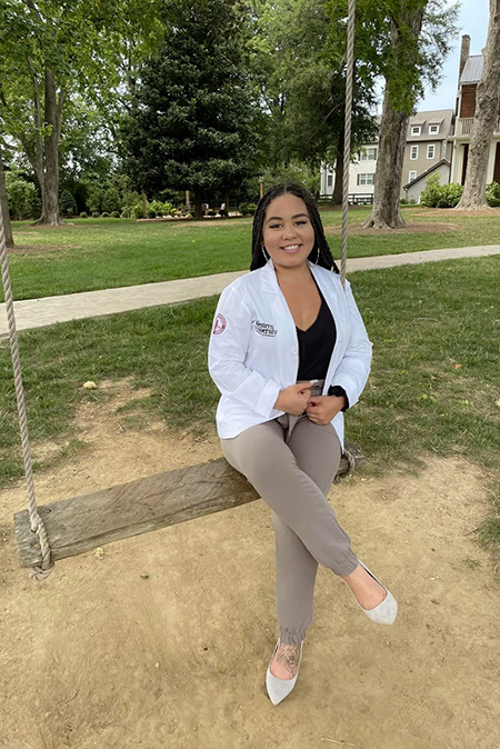 Sierra Cruz, Middle Tennessee State University pre-med student, was one of six recipients of the BlueCross BlueShield of Tennessee Power of We scholarship, which recognizes outstanding minority students who are pursuing degrees in health care. (Photo courtesy of BlueCross BlueShield Tennessee)