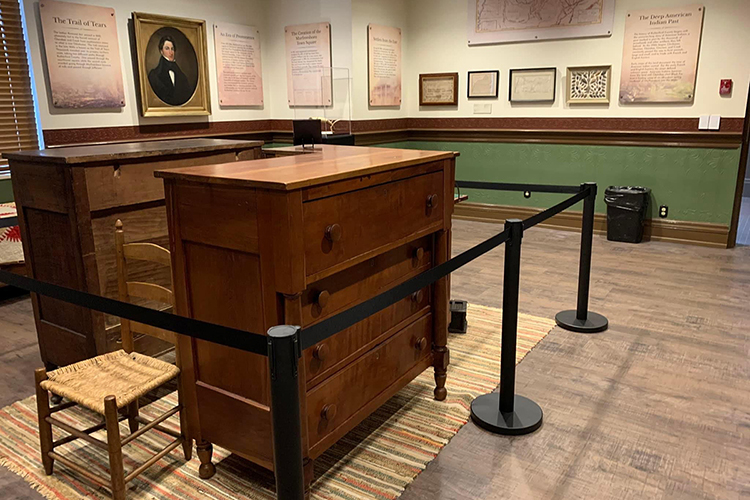 Exhibits and artifacts help reveal the history of Rutherford County, Tennessee, in the newly opened Rutherford County Historic Courthouse Museum in Murfreesboro. MTSU's Center for Historic Preservation, led by director Carroll Van West, was essential in the creation of the project. (Photo submitted)