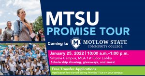 ‘MTSU Promise Tour’ embraces community colleges Jan. 25-Feb. 10sd