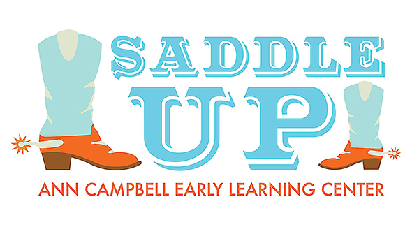 Ann Campbell Early Learning Center “Saddle Up” event logo