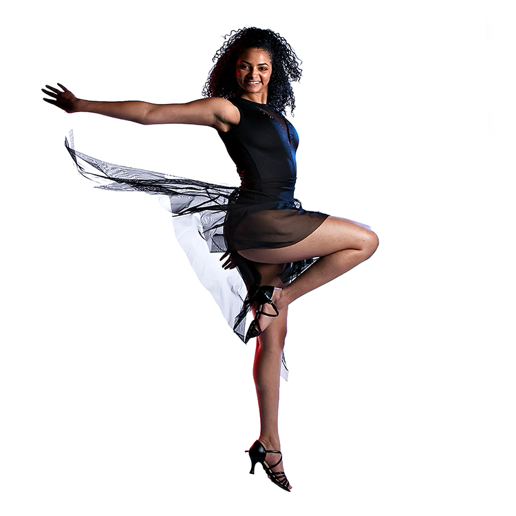 Jasmine Dillon of McMinnville, Tennessee, a junior majoring in dance at MTSU, twirls in mid-air in this publicity photo. MTSU Dance Theatre will present its 2022 Spring Concert Thursday-Saturday, April 20-23, at 7:30 each night in Tucker Theatre on campus, and tickets are available at https://mtsu.edu/theatreanddance. (file photo by Martin O’Connor)e