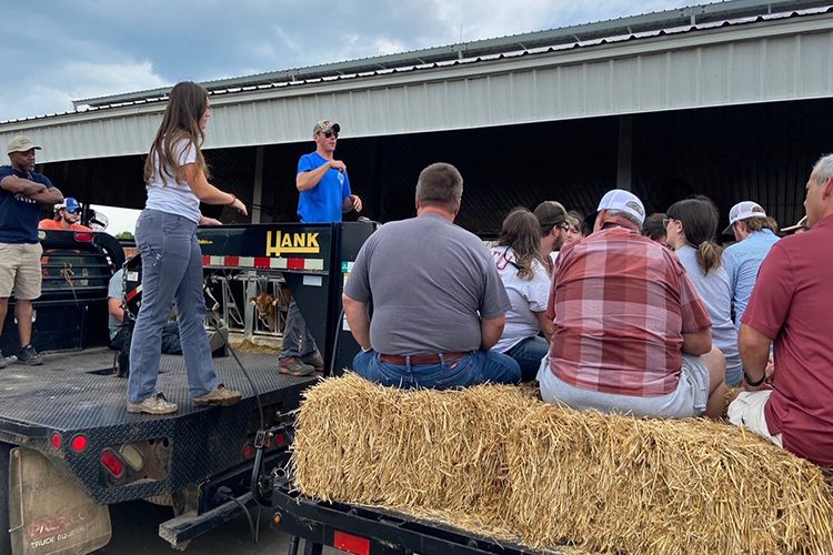 High school agriculture educators attend a June 6 seminar at the MTSU Farm to learn deeper methods of teaching at an institute funded with a U.S. Department of Agriculture grant and hosted by MTSU.