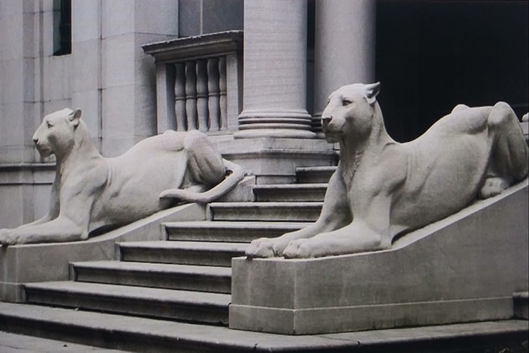 These Assyrian lionesses that were sculpted for the entrance to the McKim Building of the Morgan Library and Museum in New York City in 1907 were sculpted from pink marble that was sourced from south Knoxville's John Ross Marble Company.