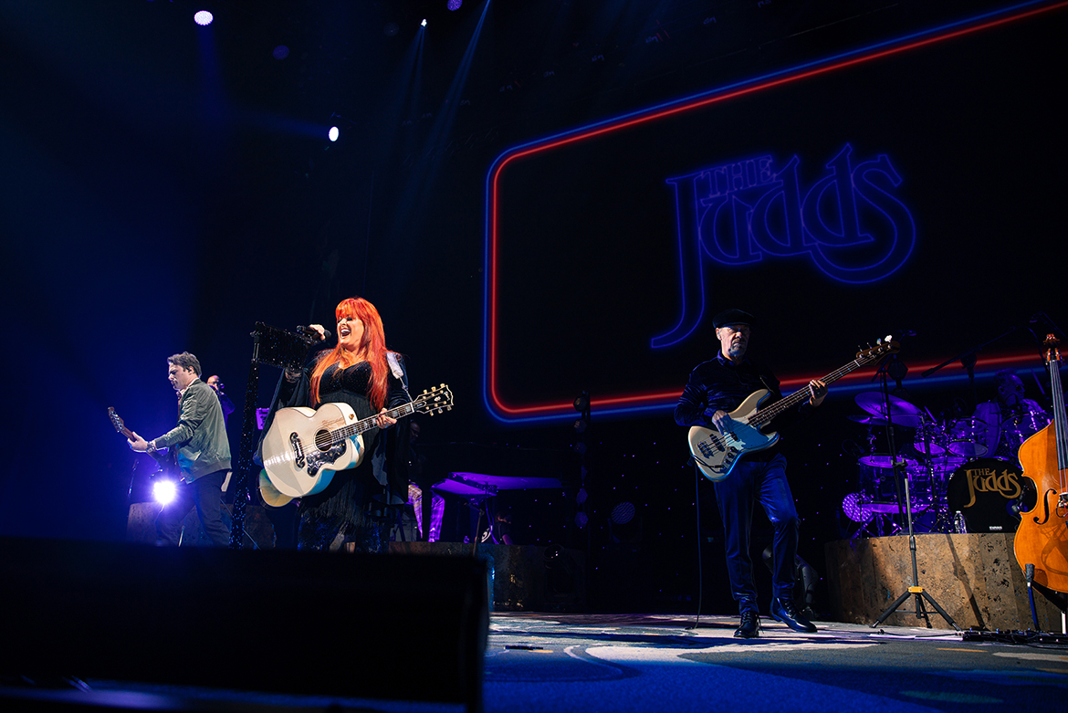Wynonna Judd, shown here performing in this undated photo, will headline a Nov. 3 made-for-TV farewell concert in Murphy Center at Middle Tennessee State University. (Courtesy of CMT)
