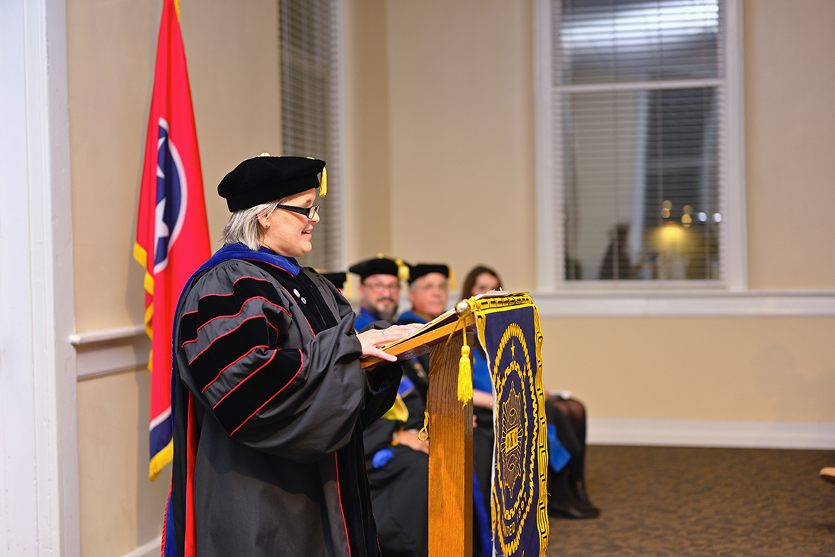 Initiation ceremony welcomes elite students into MTSU’s top honor society