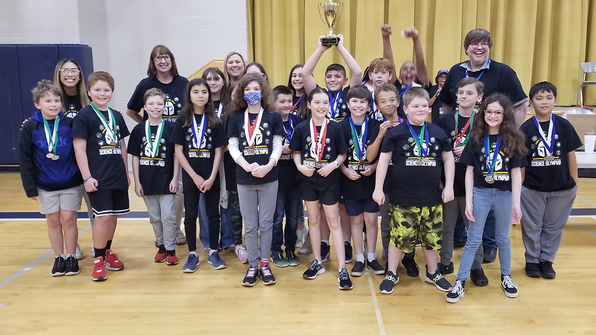 held at John Pittard Elementary School. The team earned seven first-place awards in the tournament. (Submitted photo)