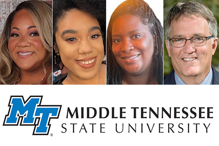 Middle Tennessee State University will welcome three new fellows from across the country to campus this fall as part of MTSU’s Diversity Dissertation Fellowship program, which supports minority or ethnically diverse doctoral students in completing the final year of their doctoral degrees while, in turn, bringing their expertise to the classroom and larger campus community. (MTSU graphic illustration by Stephanie Wagner)