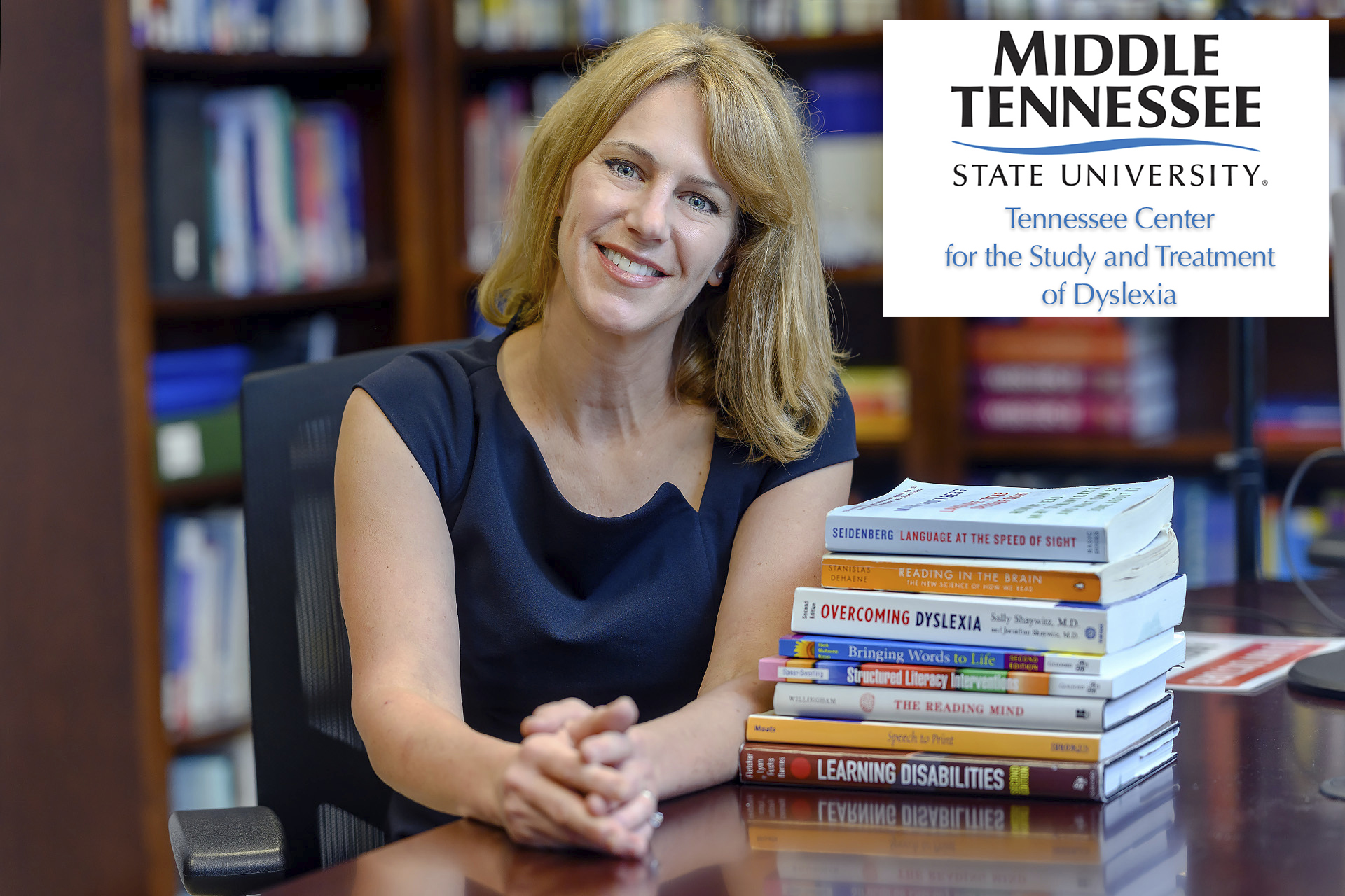 Dr. Karen Kehoe is director of Dyslexia Services at the Tennessee Center for the Study and Treatment of Dyslexia at Middle Tennessee State University.