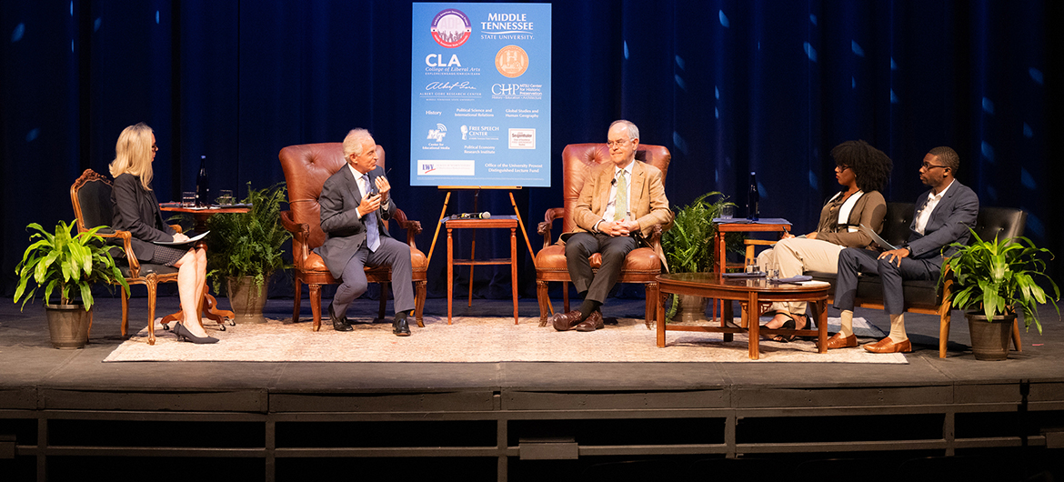 ‘Bring democracy back’: Cooper, Corker highlight MTSU’s Constitution Day panel [+VIDEO]