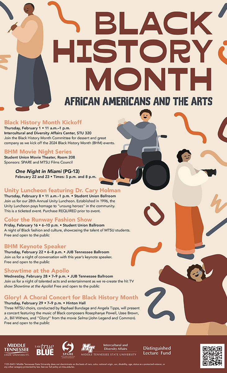 Black History Month calendar 2024