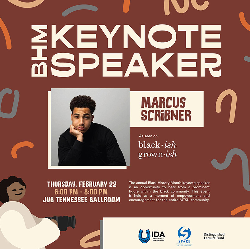 Marcus Scribner keynote flyer