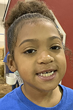 Olivia Hart, 7, of Murfreesboro, Tenn., a first grade student at Mitchell-Neilson School
