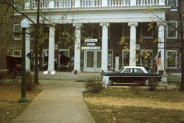 A circa October 1961 photo of Rutledge Hall, one of the five original buildings constructed on what was then Middle Tennessee State Normal School when founded in 1911 and is now Middle Tennessee State University. (MTSU file photo)