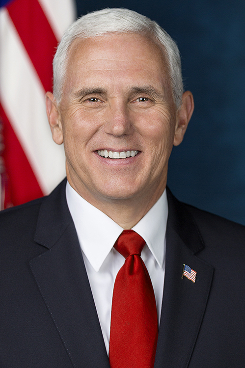 Mike Pence, 48th vice president of the United States, will speak on campus at Middle Tennessee State University in Murfreesboro, Tenn., at 3 p.m. Tuesday, Sept. 17, in Tucker Theatre, 615 Champion Way. (Official White House Photo by D. Myles Cullen)