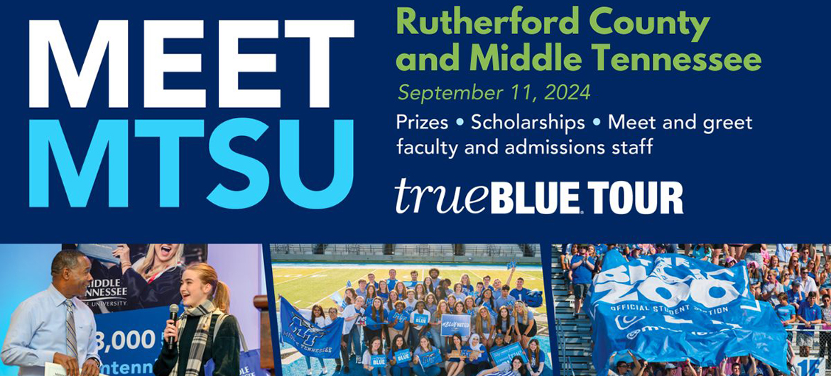 MTSU True Blue Tour promo