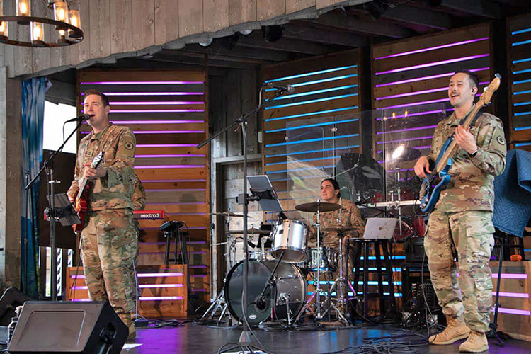 The 129th Army Band will open for hip-hop artist Tyke T at Middle Tennessee State University’s Party in the Grove pregame tailgate set for Saturday, Nov. 9, which will be MTSU’s tradition Salute to Veterans and Armed Services game at Floyd Stadium. (Submitted photo)