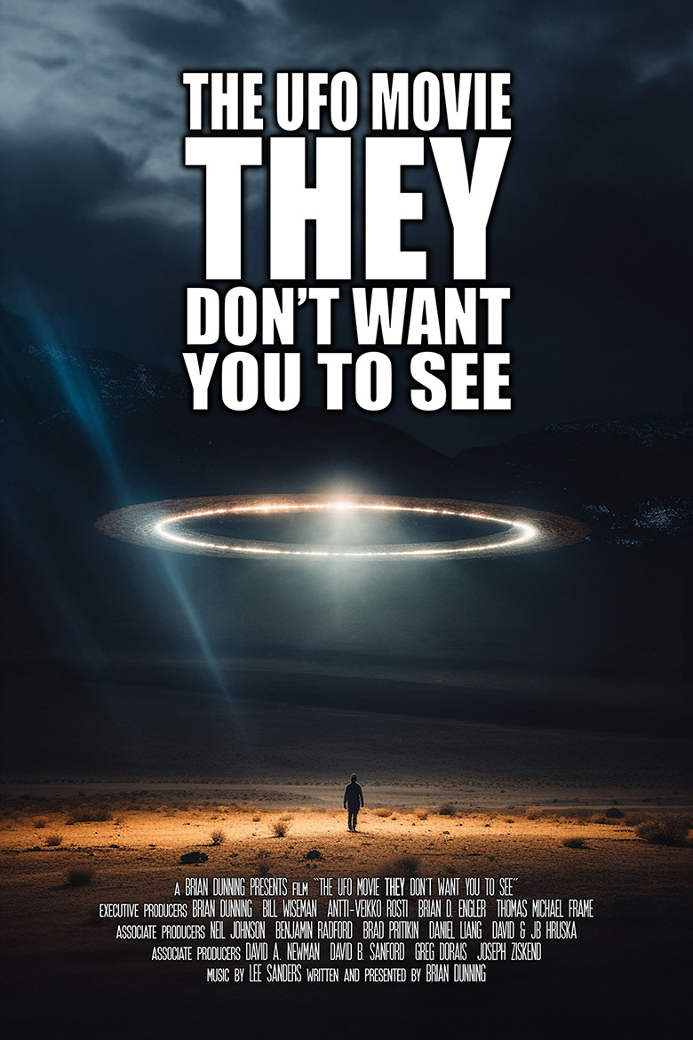 Middle Tennessee State University’s True Blue TV in Murfreesboro, Tenn., will be broadcasting Brian Dunning’s award-winning science documentary "The UFO Movie THEY Don't Want You to See" at 7:30 p.m. on Saturday, Nov. 2. (Photo courtesy of the film’s website)