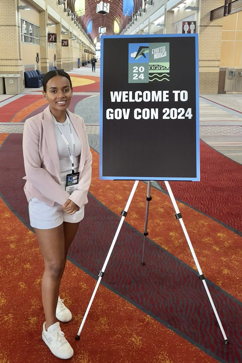 Middle Tennessee State University tourism and hospitality major Sosina Bekele was chosen as one of 10 Tennessee university students to attend the 2024 Tennessee Governor's Conference on Hospitality and Tourism. (Submitted photo)