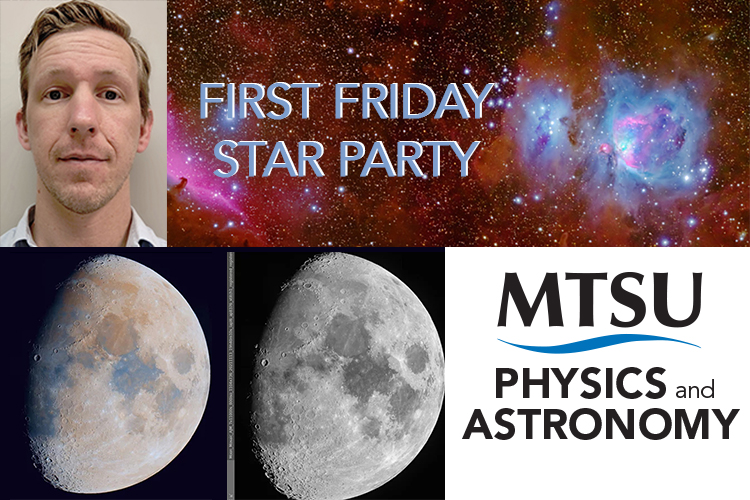 MTSU Dec. 6 First Friday Star Party promo graphic