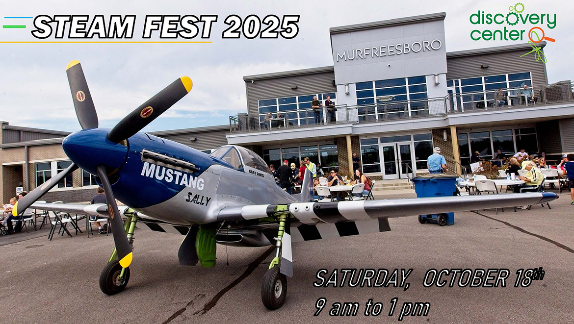 Promo for Murfreesboro Airport/Discovery Cente3r STEAM Fest