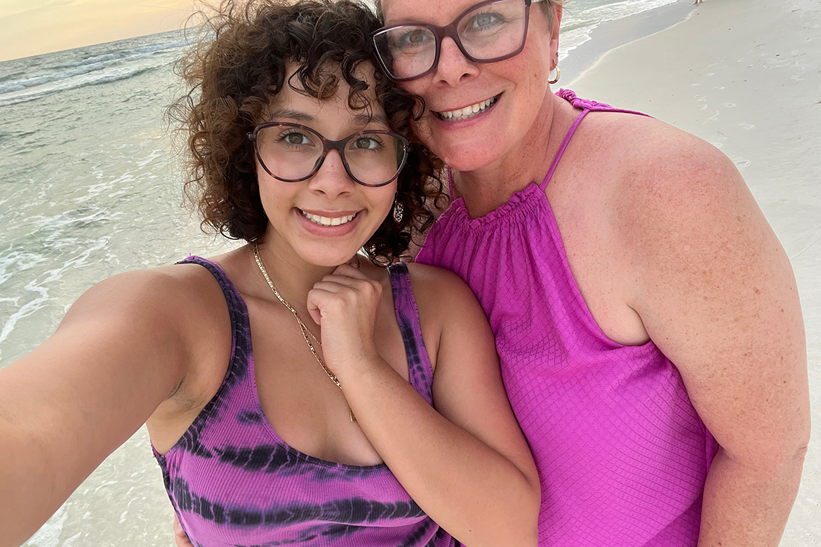 Adult learner Heather Higgins, pictured her with her daughter, graduates with her bachelor's degree on Saturday, Dec. 13, 2025, from Middle Tennessee State University after taking advantage of the university's Adult Degree Completion Program. (Photo submitted)