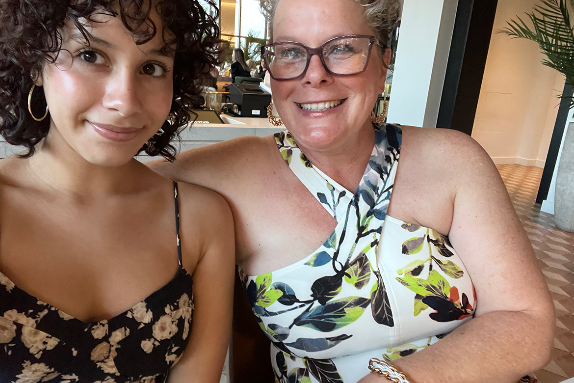 Heather Higgins, pictured here with her daughter, graduates on Saturday, Dec. 13, 2025, from Middle Tennessee State University with a degree in Integrated Studies with a concentration in Applied Leadership after 13 months, thanks to the university's Adult Degree Completion program. (Photo submitted) 