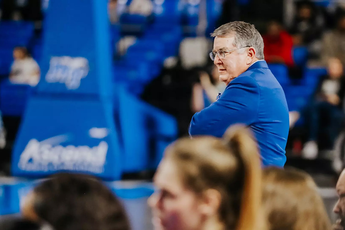 Rick Insell, the winningest coach in Middle Tennessee State University basketball history, announced Thursday, March 19, that he will retire at the conclusion of the 2025-26 season. (MTSU Athletics file photo)
