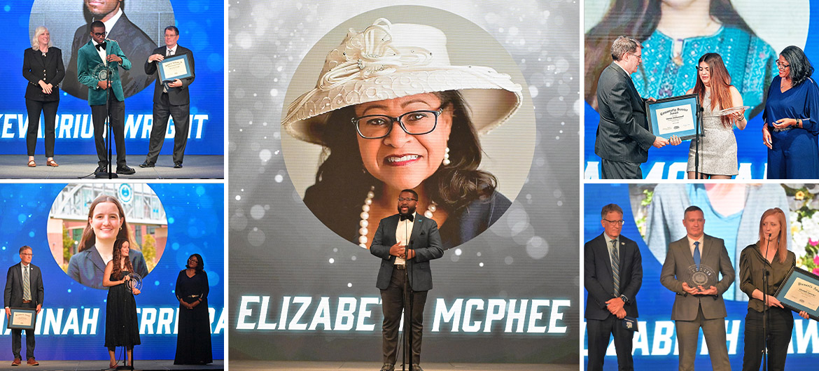 2026 BOLT Awards college of images from event.