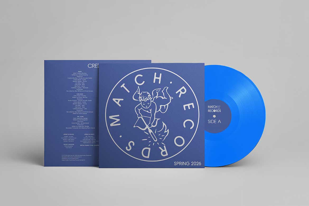 Match Records, a multi-genre, student-run record label housed in the Scott Borchetta College of Media and Entertainment, released its first vinyl record on April 28, 2026. (Photo submitted)